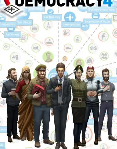 Democracy 4 Free Download (v1.66 & ALL DLC)