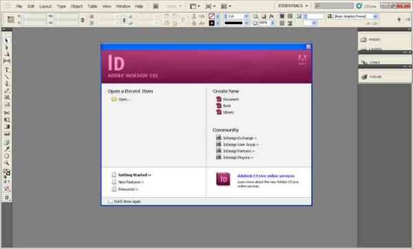 Adobe InDesign Online